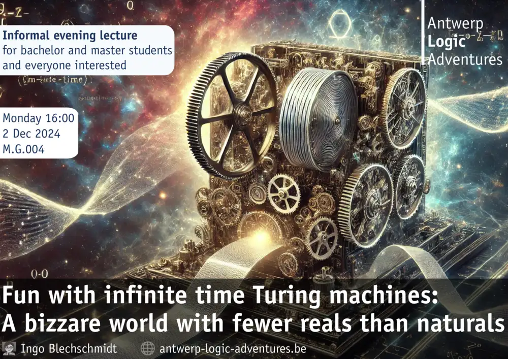 Fun with infinite time Turing machines: A bizzare world with fewer reals than naturals